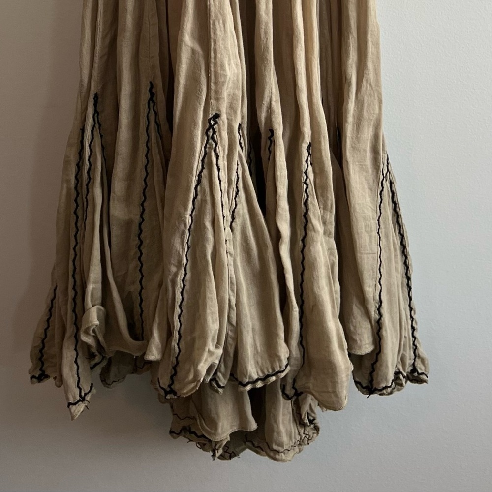 Free People, mid-length, singed dress - Picture 3 of 5